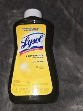 Lysol Concentrate Disinfectant Original Scent 12 fl oz Old Stock